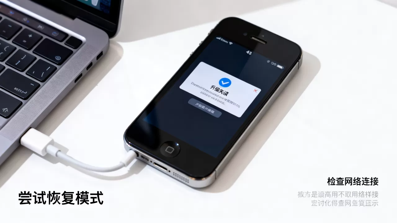 iPhone4s升级失败怎么办，iPhone4s升级失败如何解决