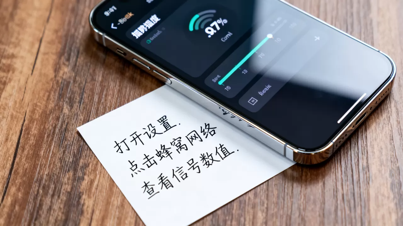 iPhone怎么显示信号强度？苹果手机信号数值查看教程，长尾疑问词