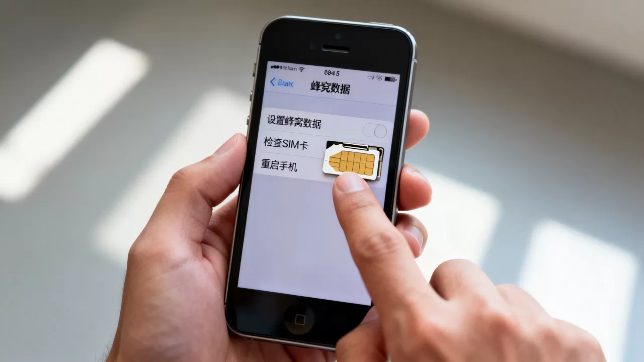 iPhone5怎么设置蜂窝数据，iPhone5蜂窝数据设置不了怎么办