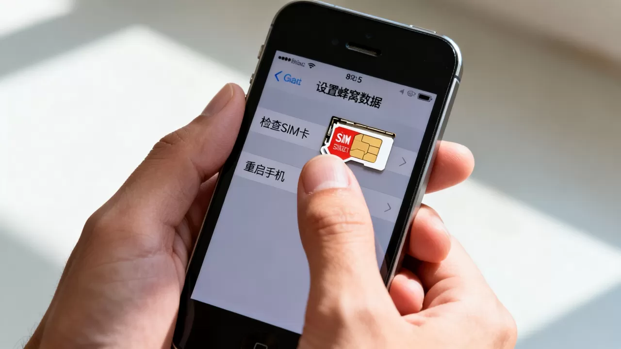 iPhone5怎么设置蜂窝数据，iPhone5蜂窝数据设置不了怎么办